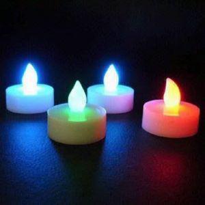 12pcs 7 Colour Change Tea Light LED Candles