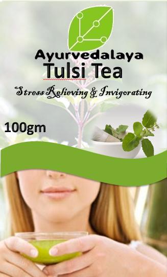 Ayurvedalaya 100% PURE TULSI TEA - improve immunity reduce stress, stay fit