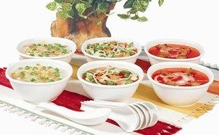 Microwave Safe Soup Bowl Set of 6 Bowls & 6 Spoons @ 299