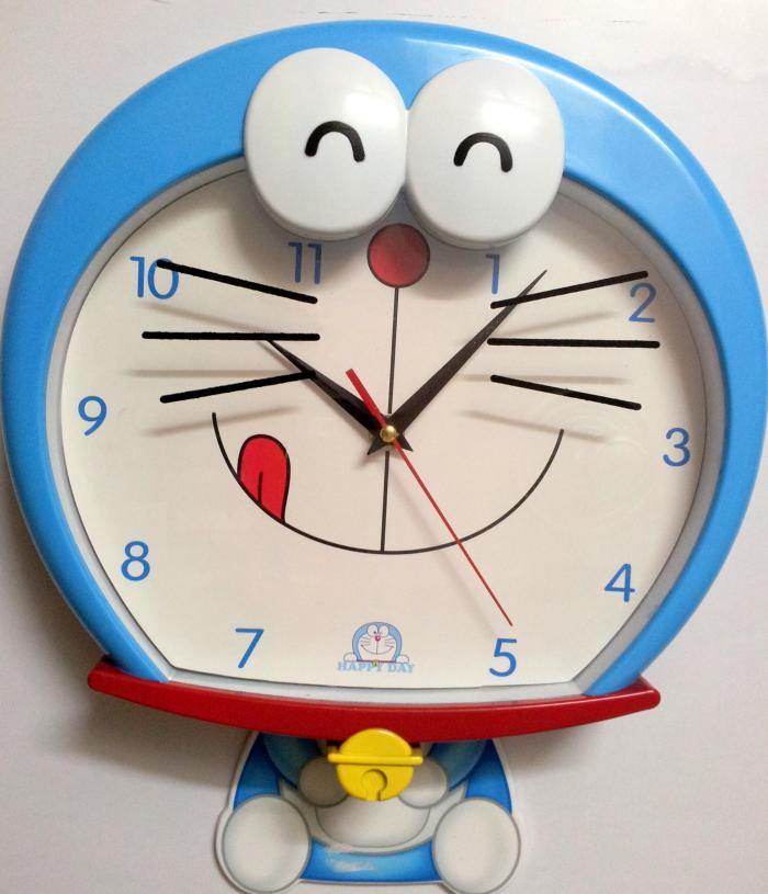 Doremon Wall Clock - Cartoon Characters Wall Clock 