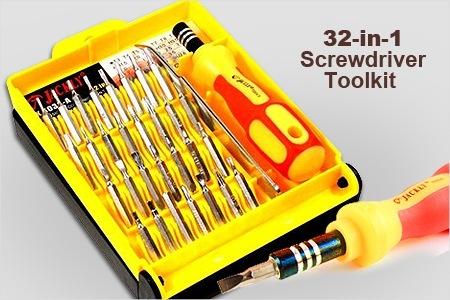 Jackly 32 in one 1 Screw Driver Kit Magnetic ToolKit 