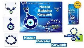 Nazar Suraksha Kawach - Evil Eye Set of Bracelet, Amulet, Locket