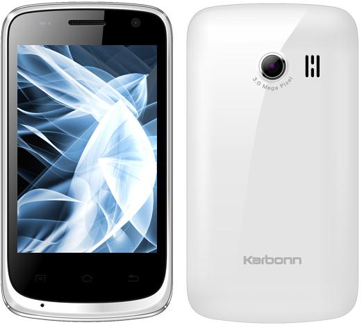 New Karbonn A1+ Android2.3.6 Dual Sim GSM+GSM Mobile Phone WiFi, Front Camera