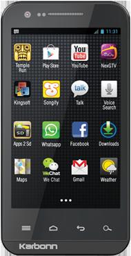New Karbonn A11 Android4.0 Dual Sim GSM+GSM Mobile Phone 3G,WiFi,Front Camera