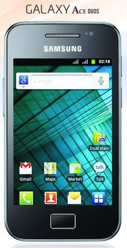 New Samsung i589 Galaxy Ace Duos Dual Sim Android2.3 GSM+CDMA Mobile 3G,WiFi
