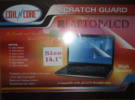 Coil N Core High Quality Scratch Guard For 14.1 Inch Size Screen
