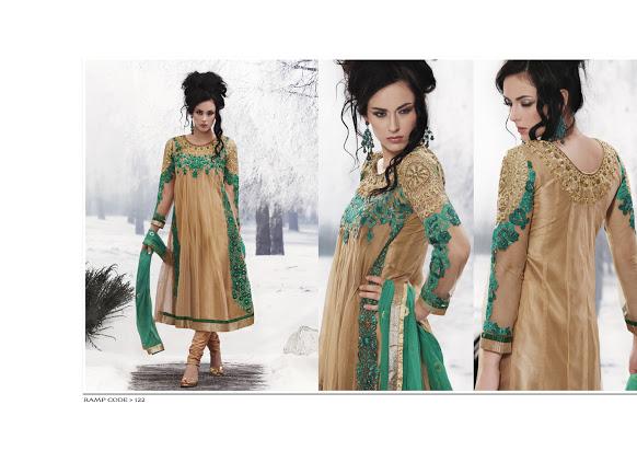Design RC 122 NET BOLLY WOOD KALI STYLE SUIT WITH HEAVY HAND WORK