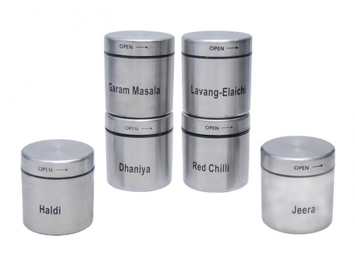 6 Pcs Spices Canister Set - Small 4512