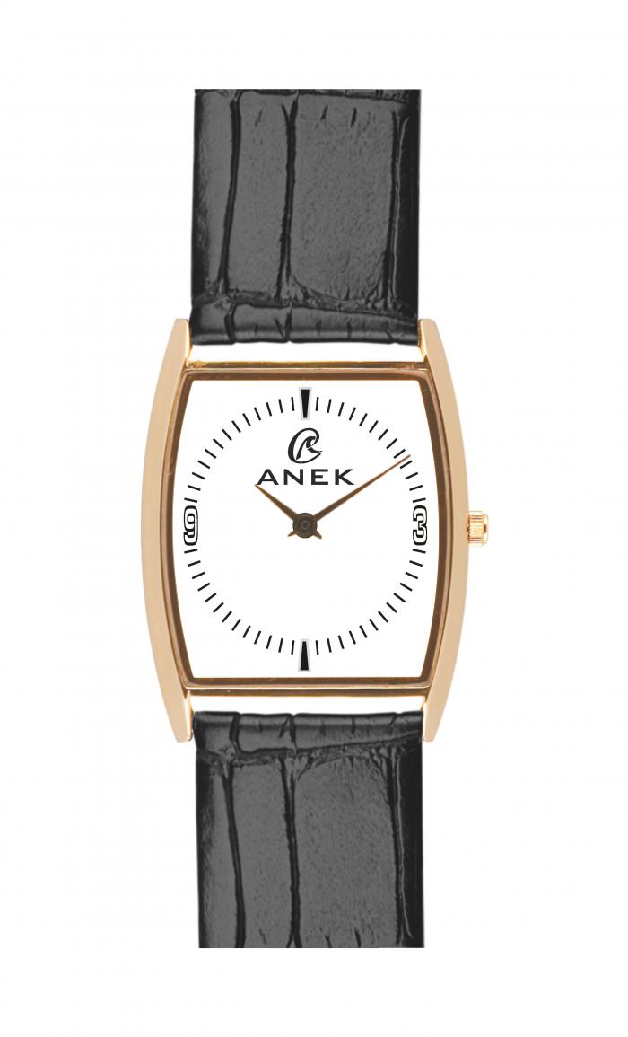 Anek- Gold Plated Slim Watch Men-SY003D16L02