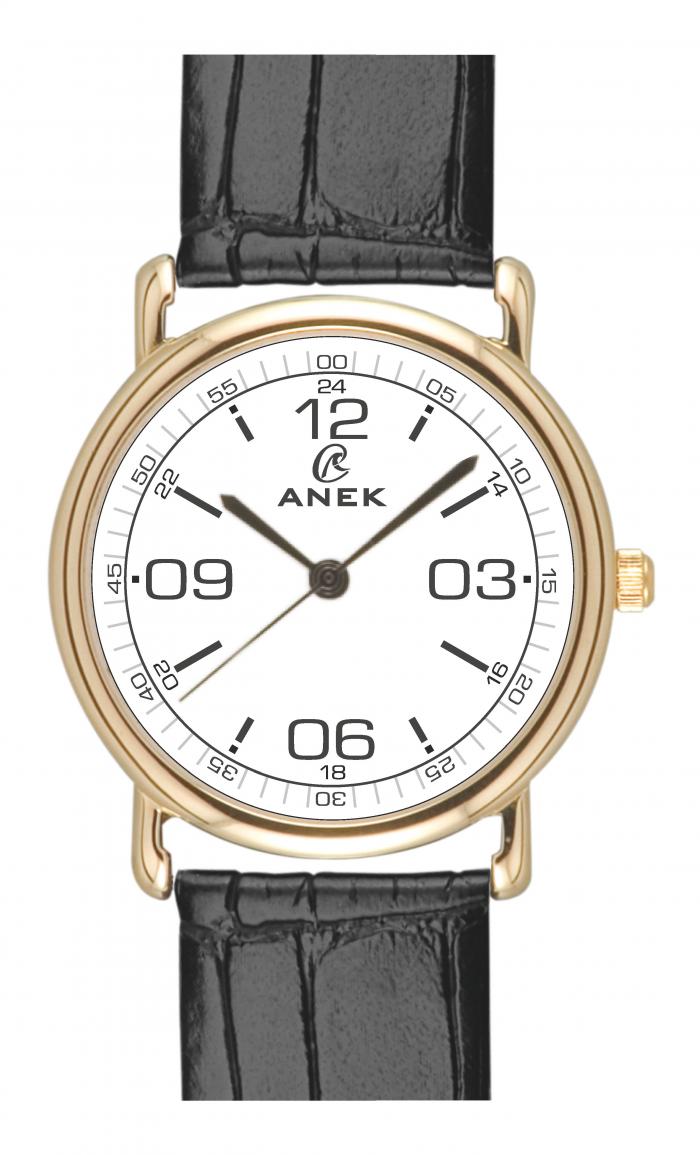 Anek  Gold Plated Formal Mens Watch -SY001D04L02