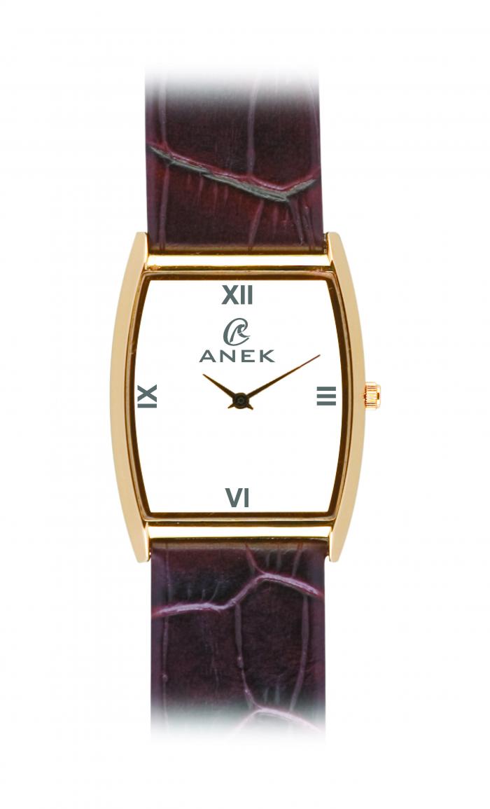 Anek Gold Plated Slim Watch Men-SY003D14L04