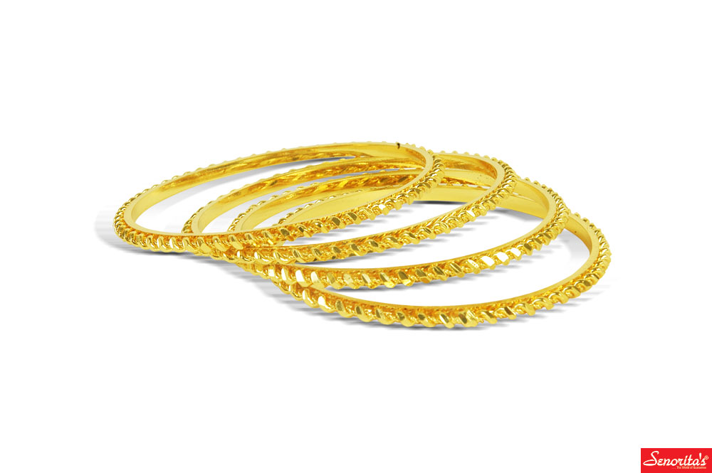 SENORITAS Designer Handmade Gold Bangle 3002